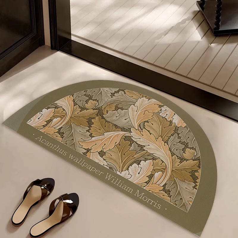 物兮物 莫里斯草莓小偷玫瑰紫罗兰博物馆定制防滑垫吸水防尘地垫