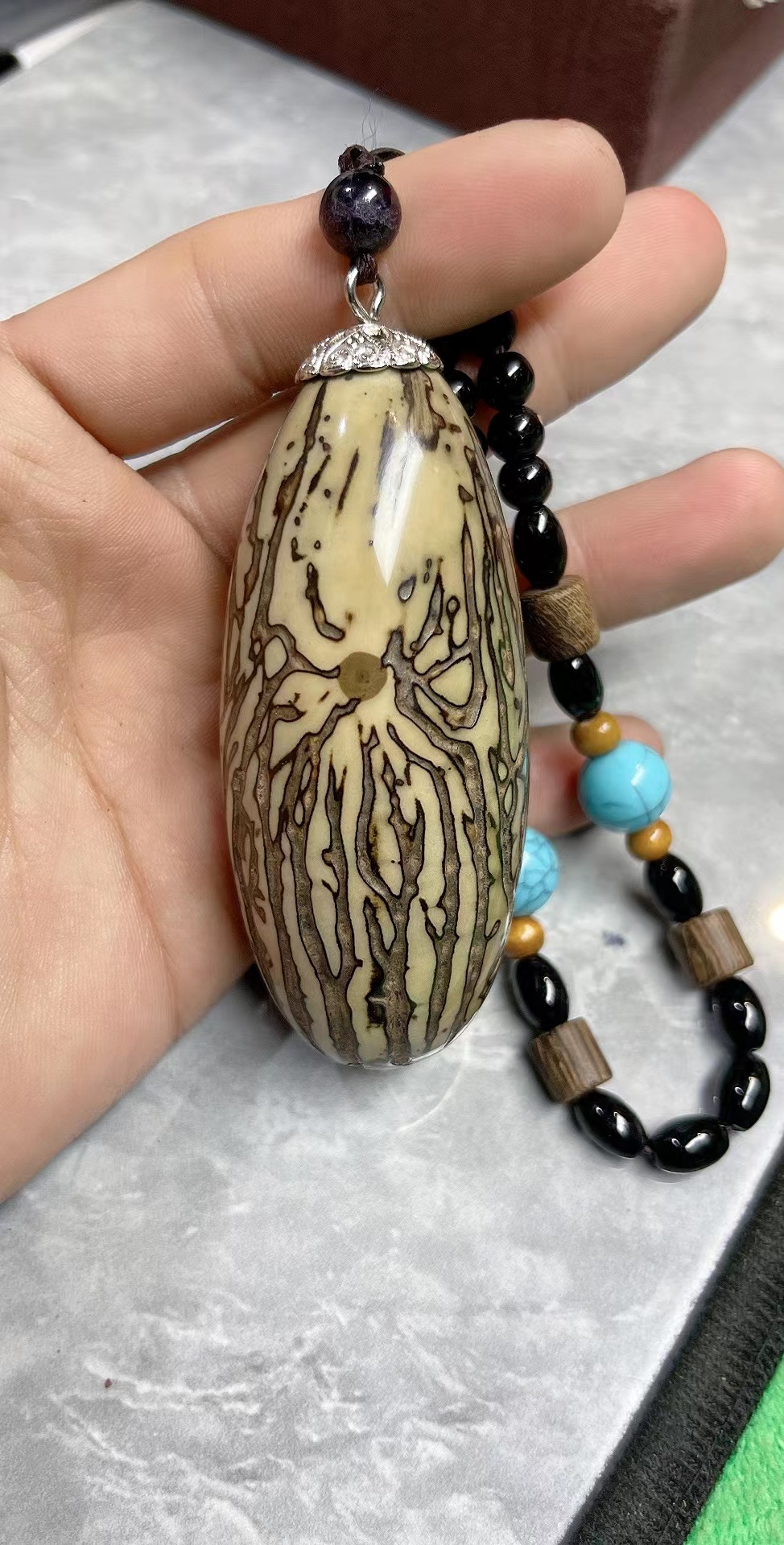 千眼菩提玉化大白果菩提佛心果