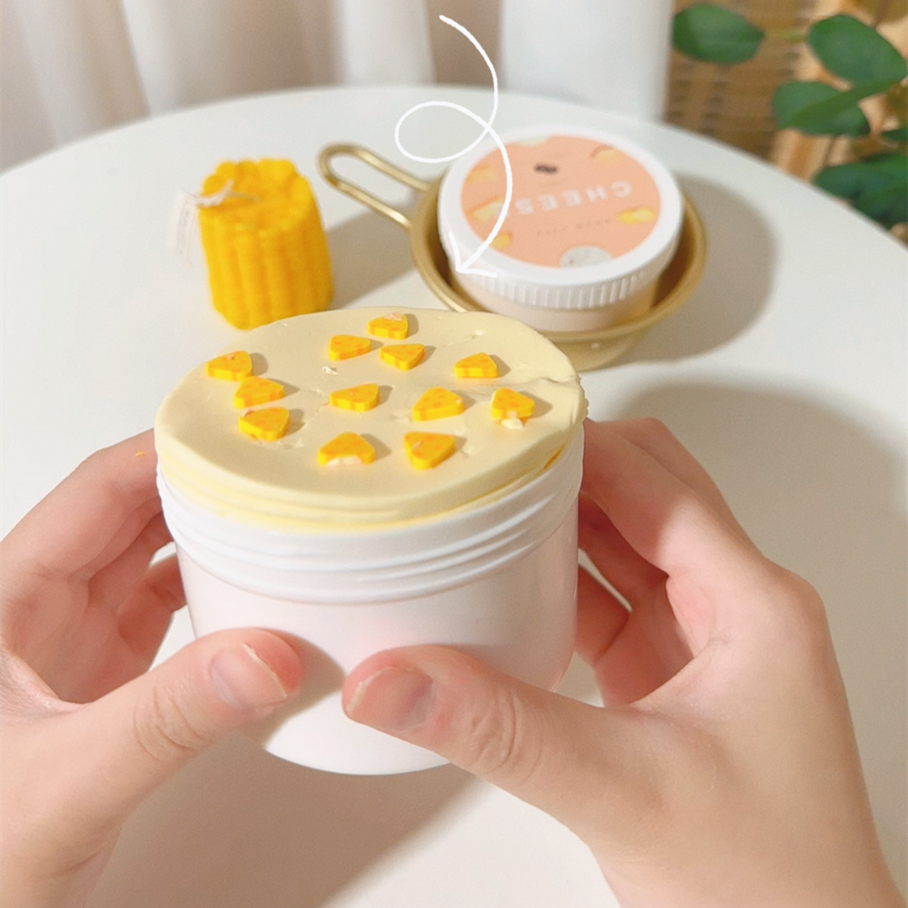 黄油芝士奶盖 外网丝滑黄油乳酪质感 彩泥玩具彩泥解压白露手工泥