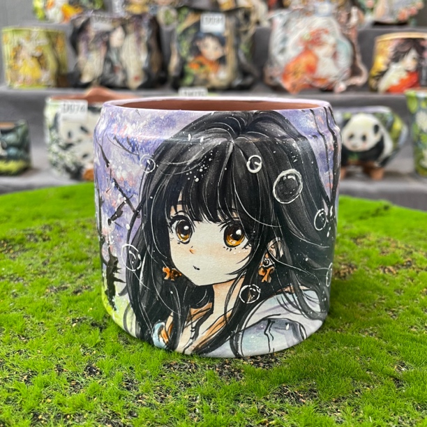 晨辰手绘精品盆盆