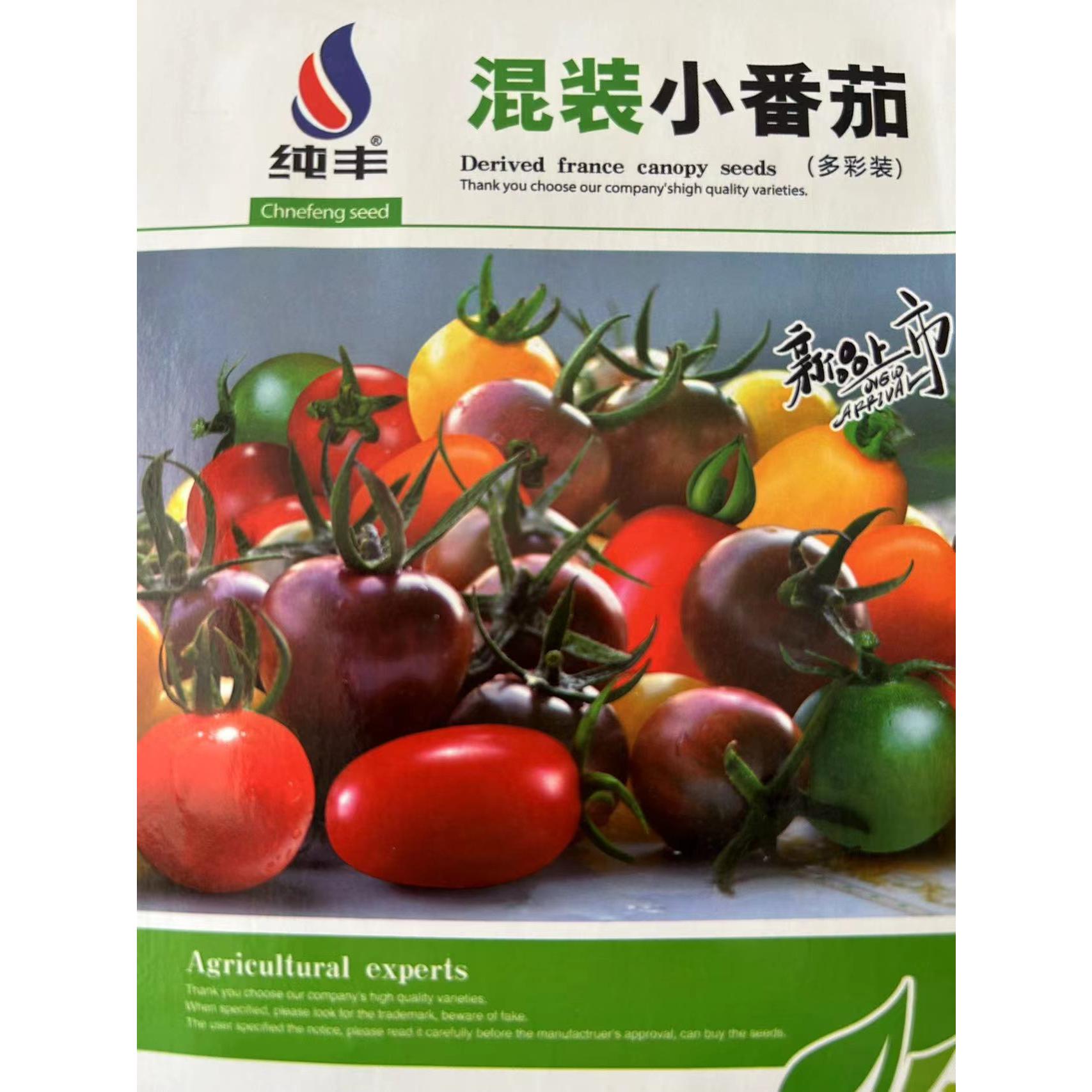 【柿子种子】七彩小番茄种子五颜六色五彩柿子籽多彩圣女果小番茄