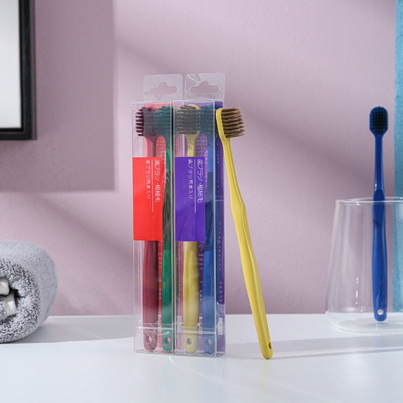 【2盒4支】马卡龙牙刷 /非帽子商家补贴