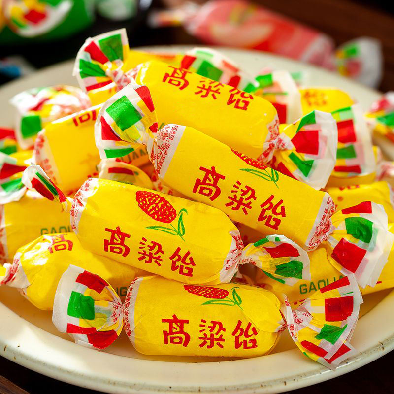 正宗山东高粱饴软糖袋装 山东特产老式拉丝水果软糖童年味道零食