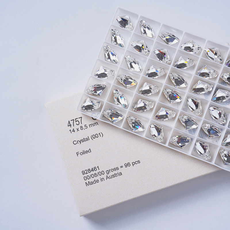 奥地利正品华子4757斧头14*8.5mm尖底高亮美甲钻饰品