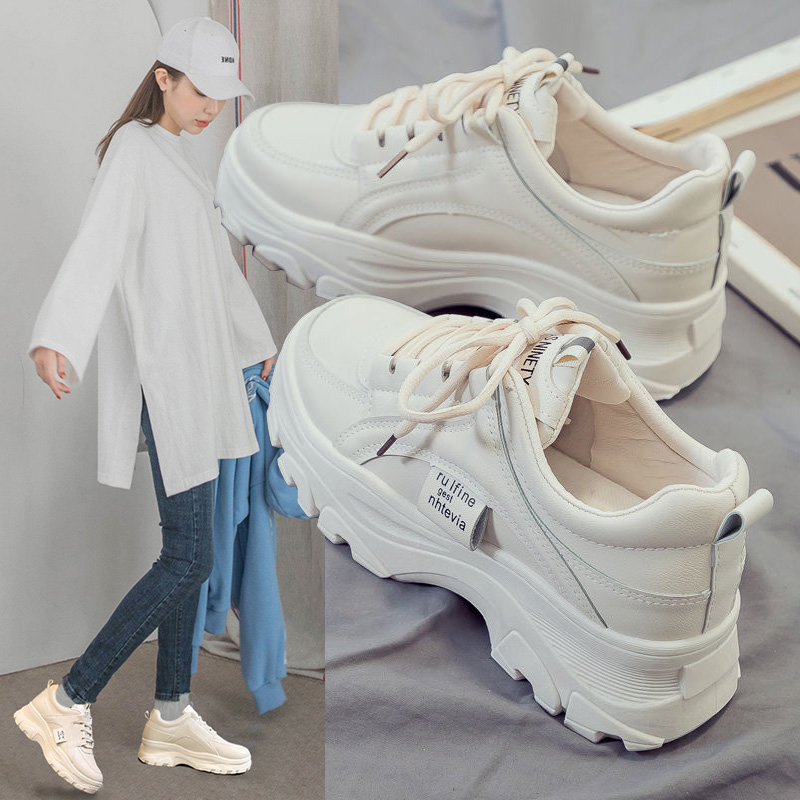 秋冬季回力休闲韩版爆款老爹鞋女ins潮2023新款夏季百搭厚底学生