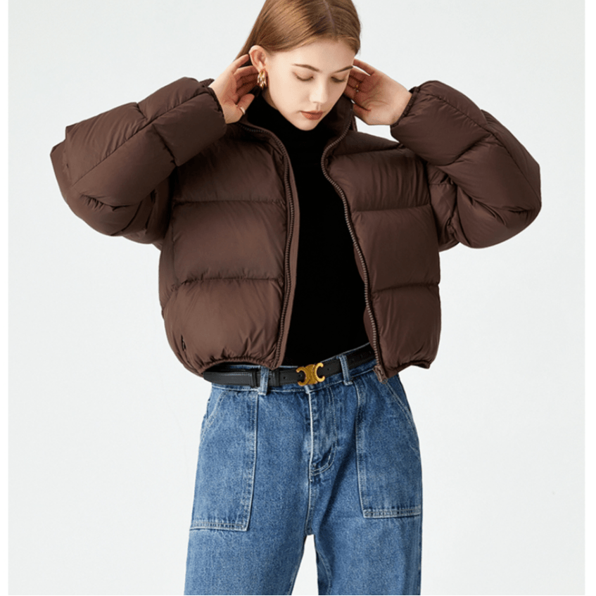 木樱短款3色外套女潮99910青春休闲保暖-YZB 2