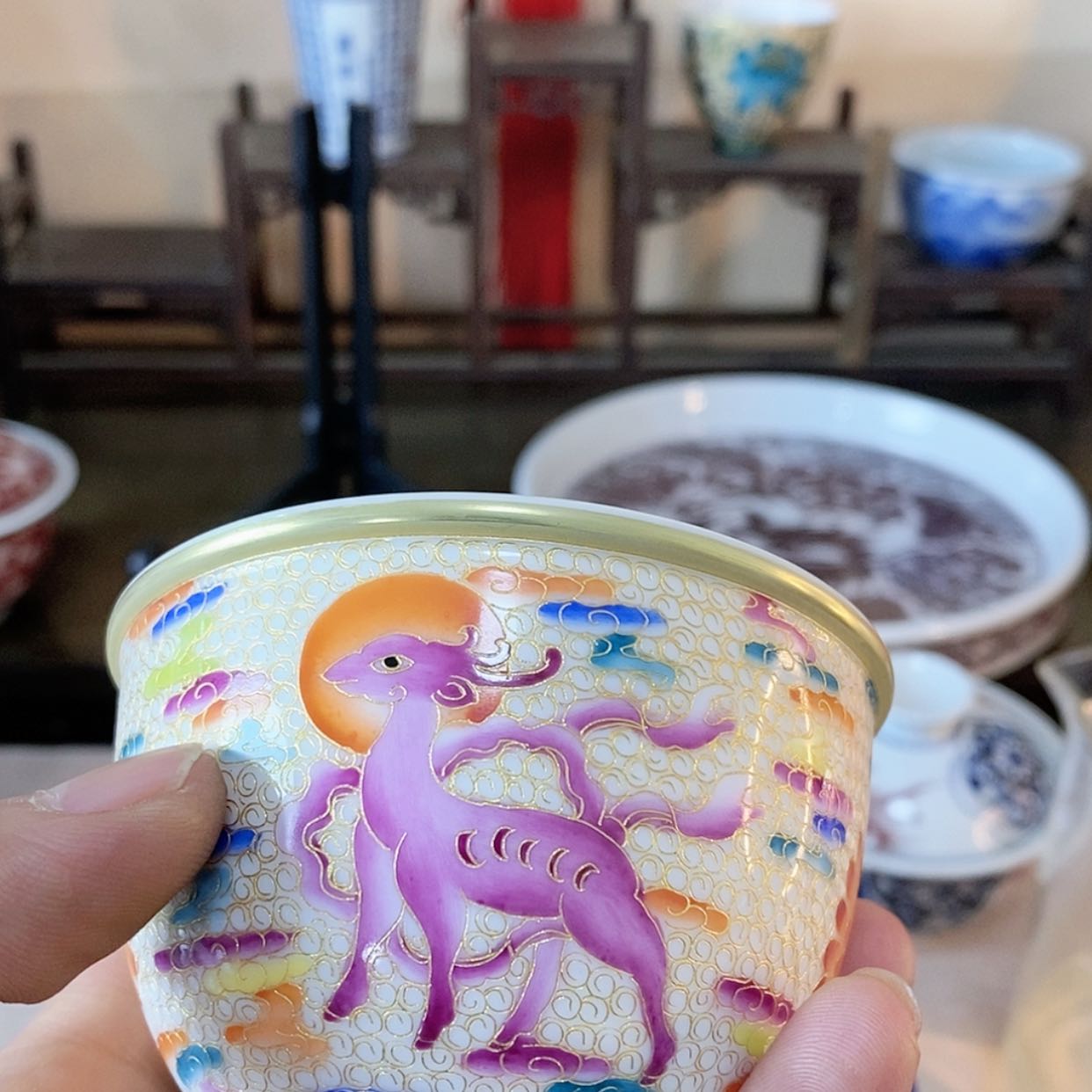 【闪购商品】M***乐九色鹿法朗杯