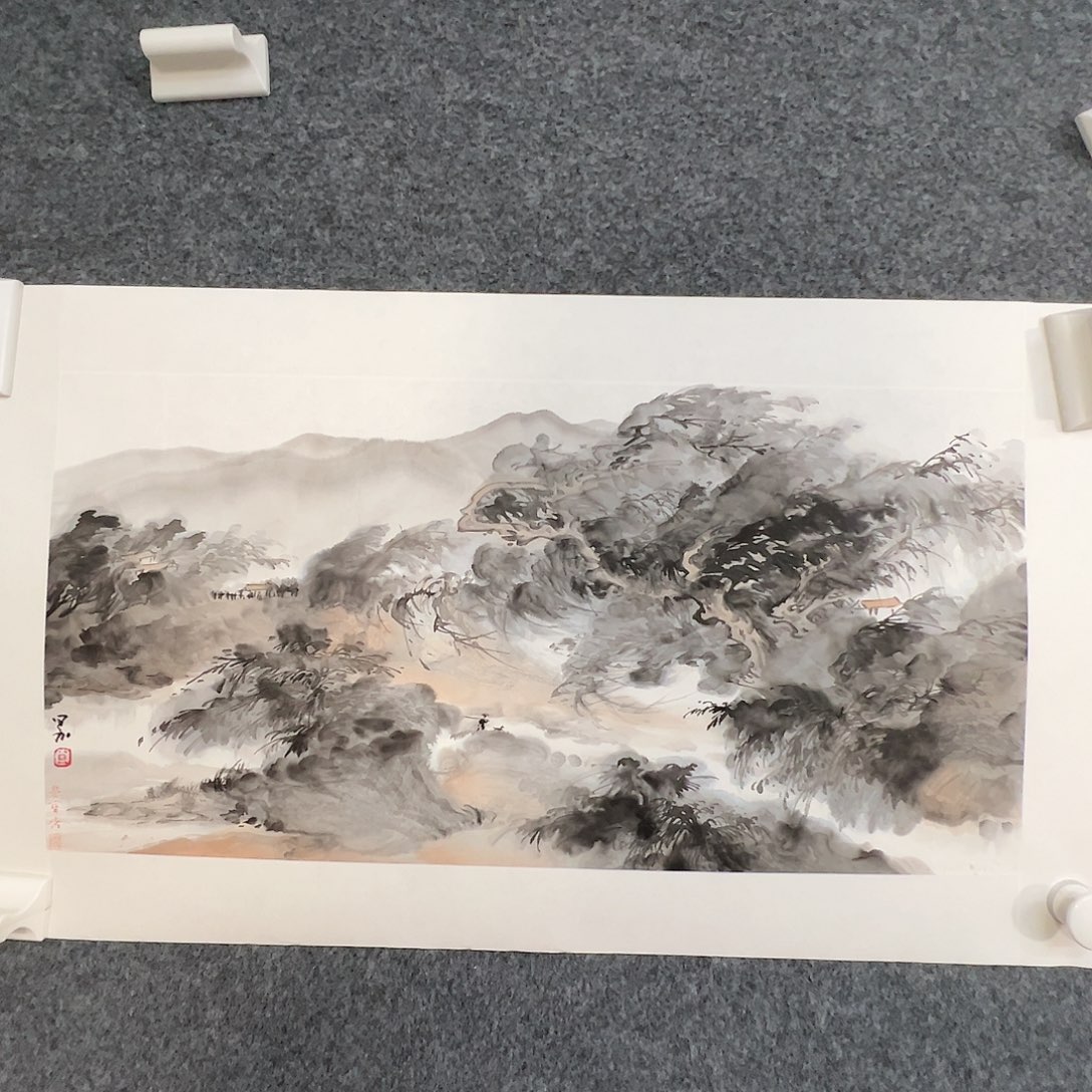 纸本无（rbzzx1807）莫里加 山水 书画