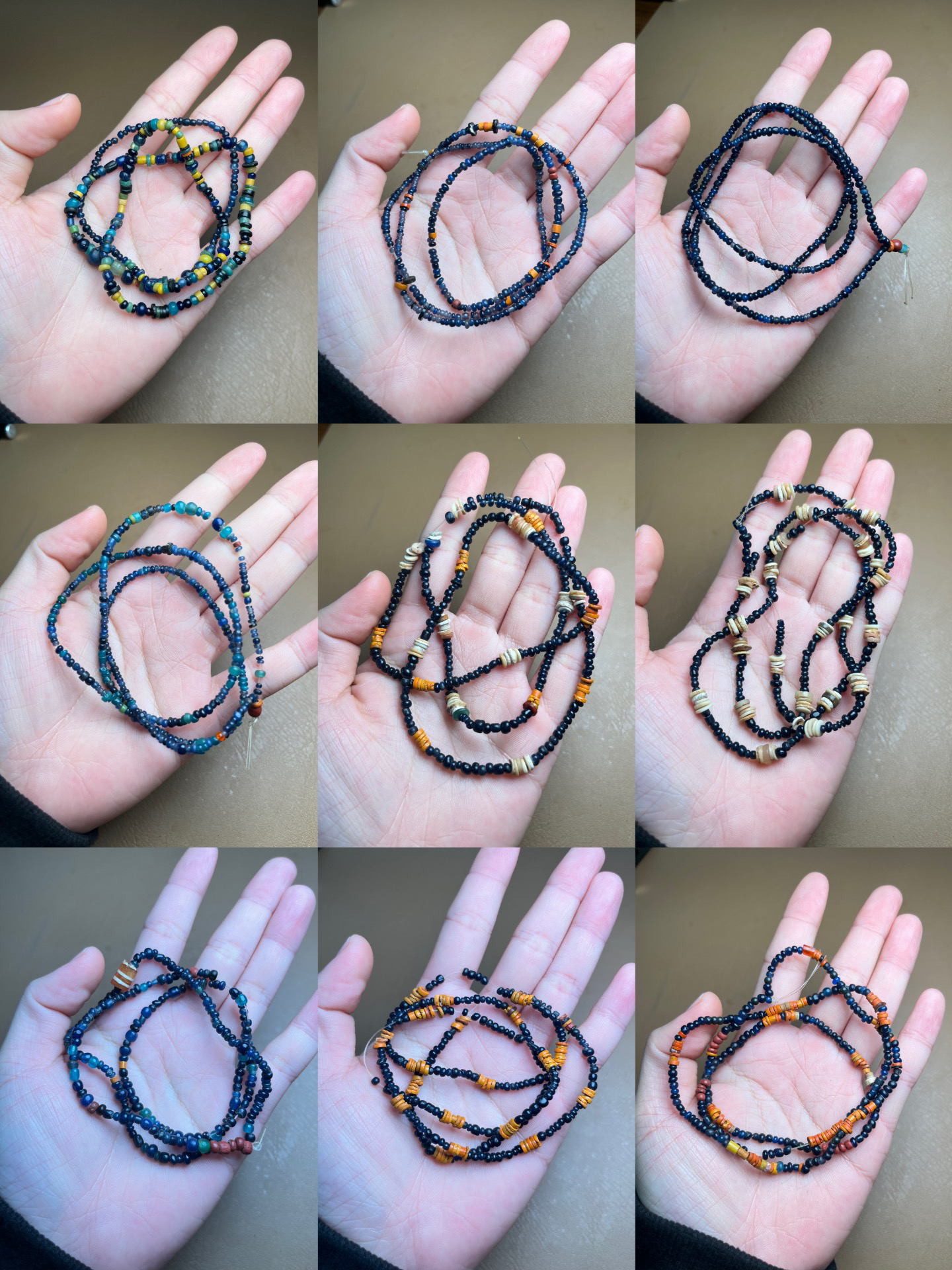 千年老琉璃项链 设计