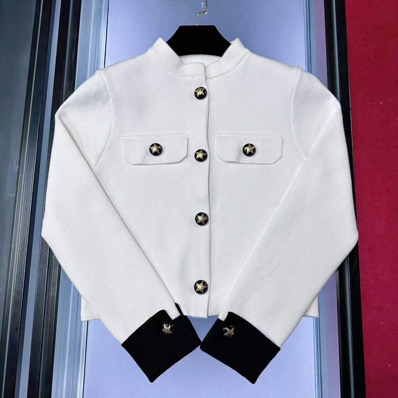 E245毛针织衫短款女修身型上衣秋季秋冬针织衫网红轻奢街头风