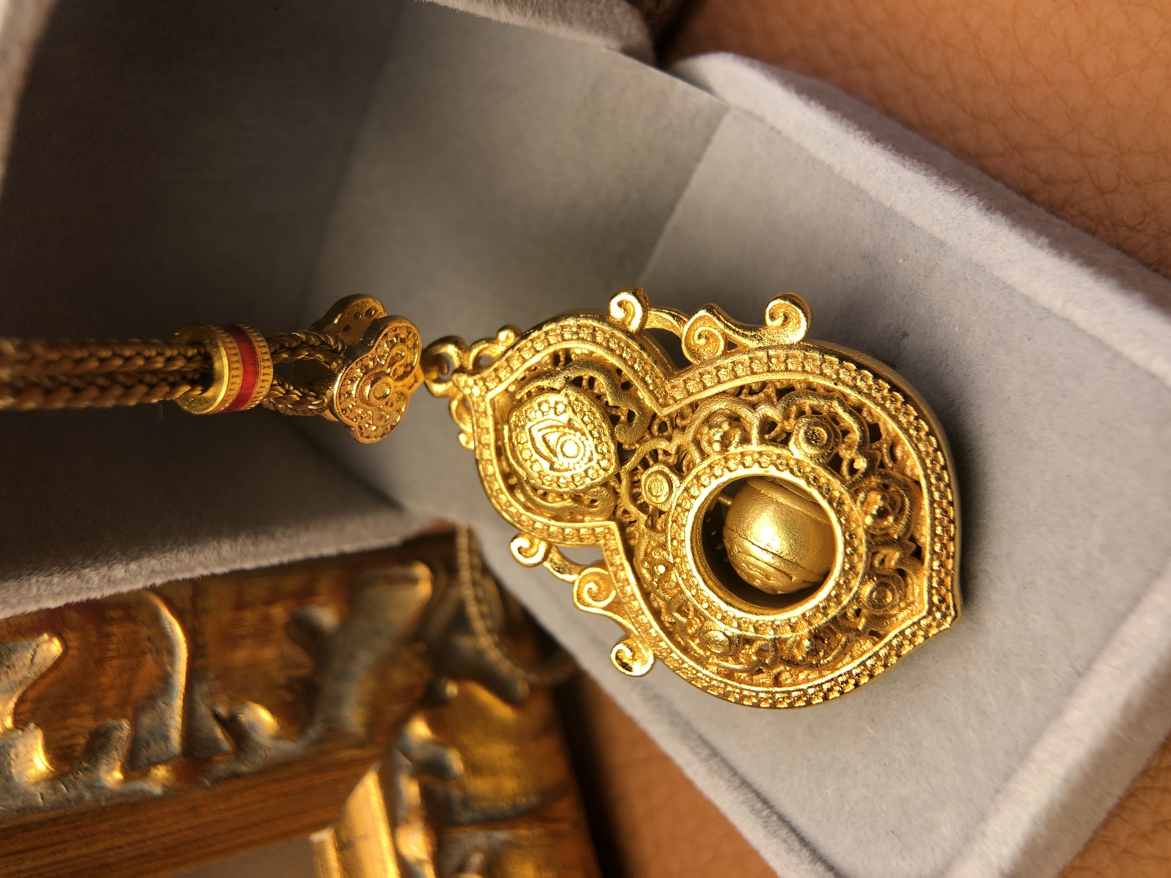 铜合金项链 C9042 CN★【福禄双全】项链