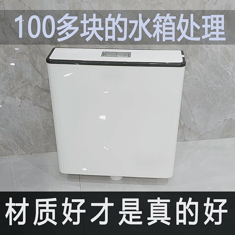 【小扬哥推荐】厕所冲水箱蹲厕蹲便按压水器冲力大水箱免打孔通用