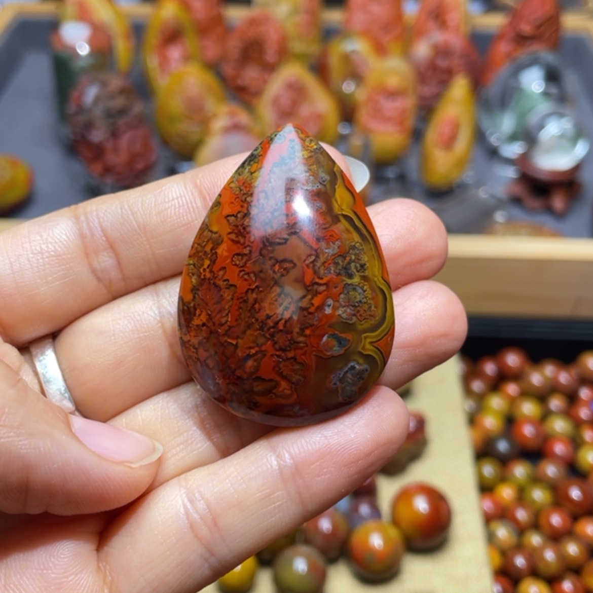 【闪购商品】玛瑙/玉髓战国红未镶嵌J****3