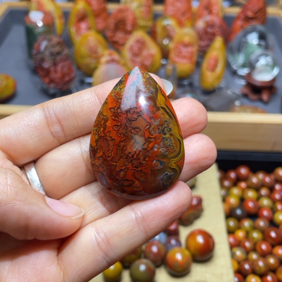 【闪购商品】玛瑙/玉髓战国红未镶嵌J****3