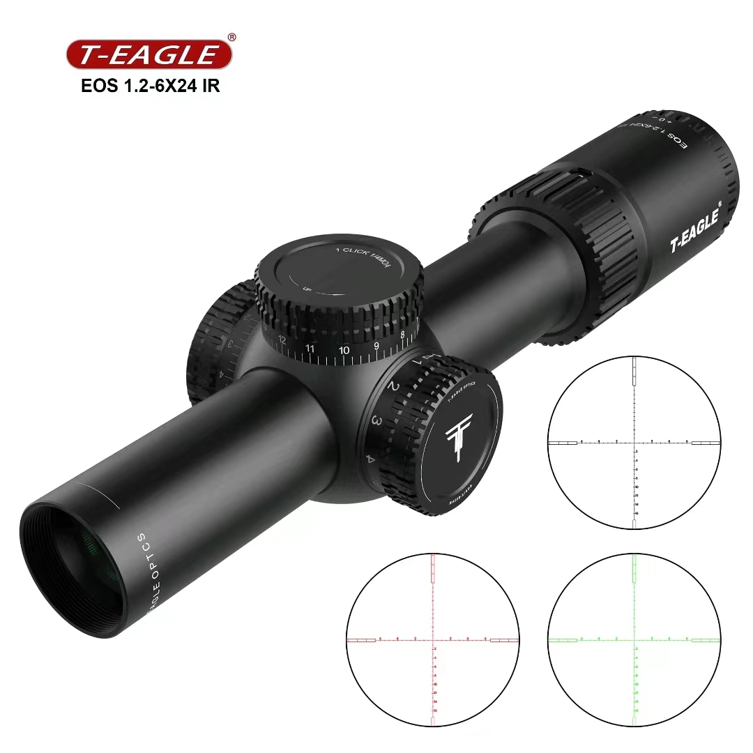T-EAGLE突鹰 EOS1.2-6*24IR 带红绿照明补光金属丝数字战术分化