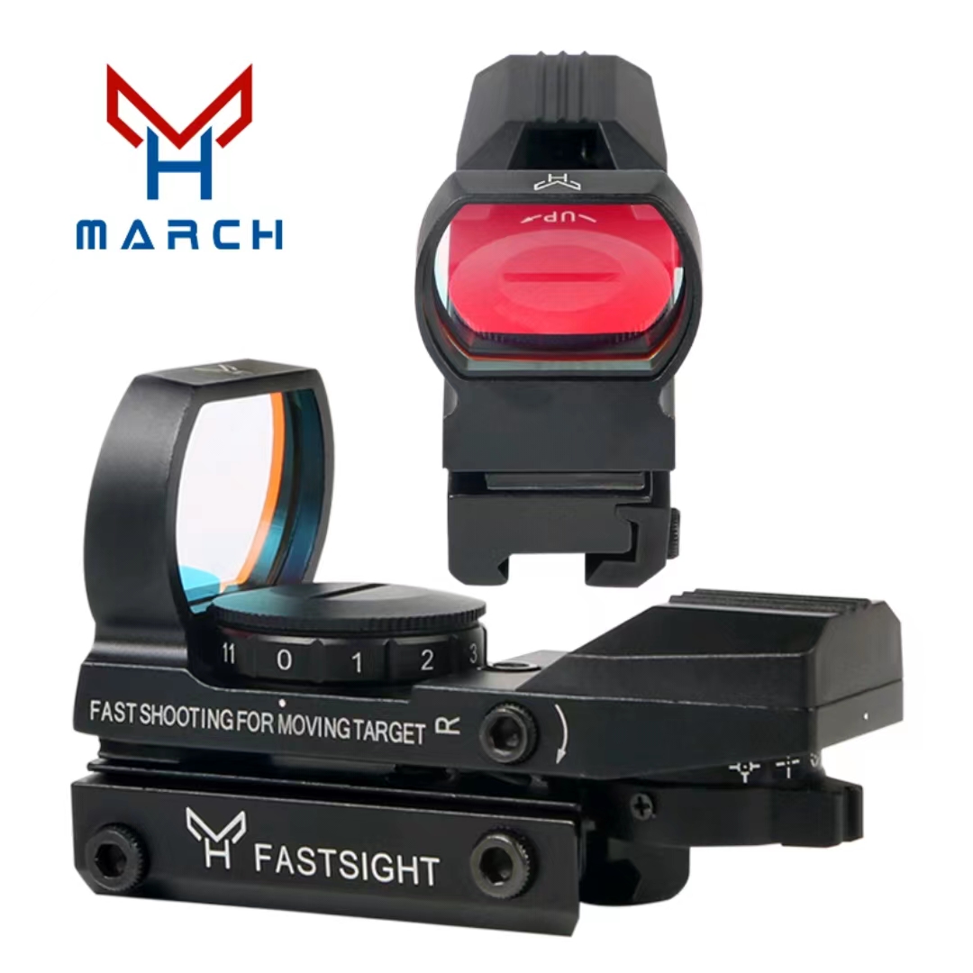 四变点同款全息无倍数四种样式变点内红绿光学望远镜