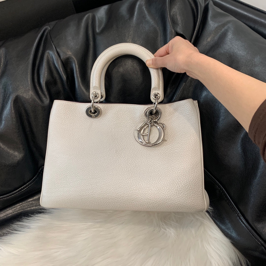 95新 Dior/迪奥 dior 白色vip手提斜挎