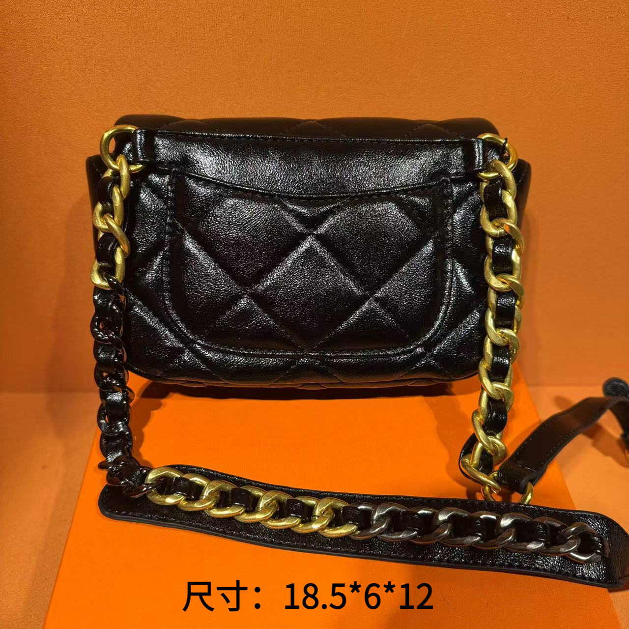 OUSHE欧奢N15237黑色高级手工女包