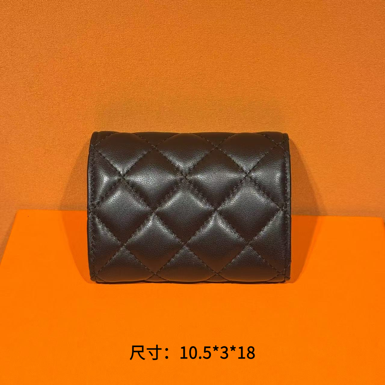 OUSHE欧奢N2羊皮卡包黑—黑色—高级手工女包