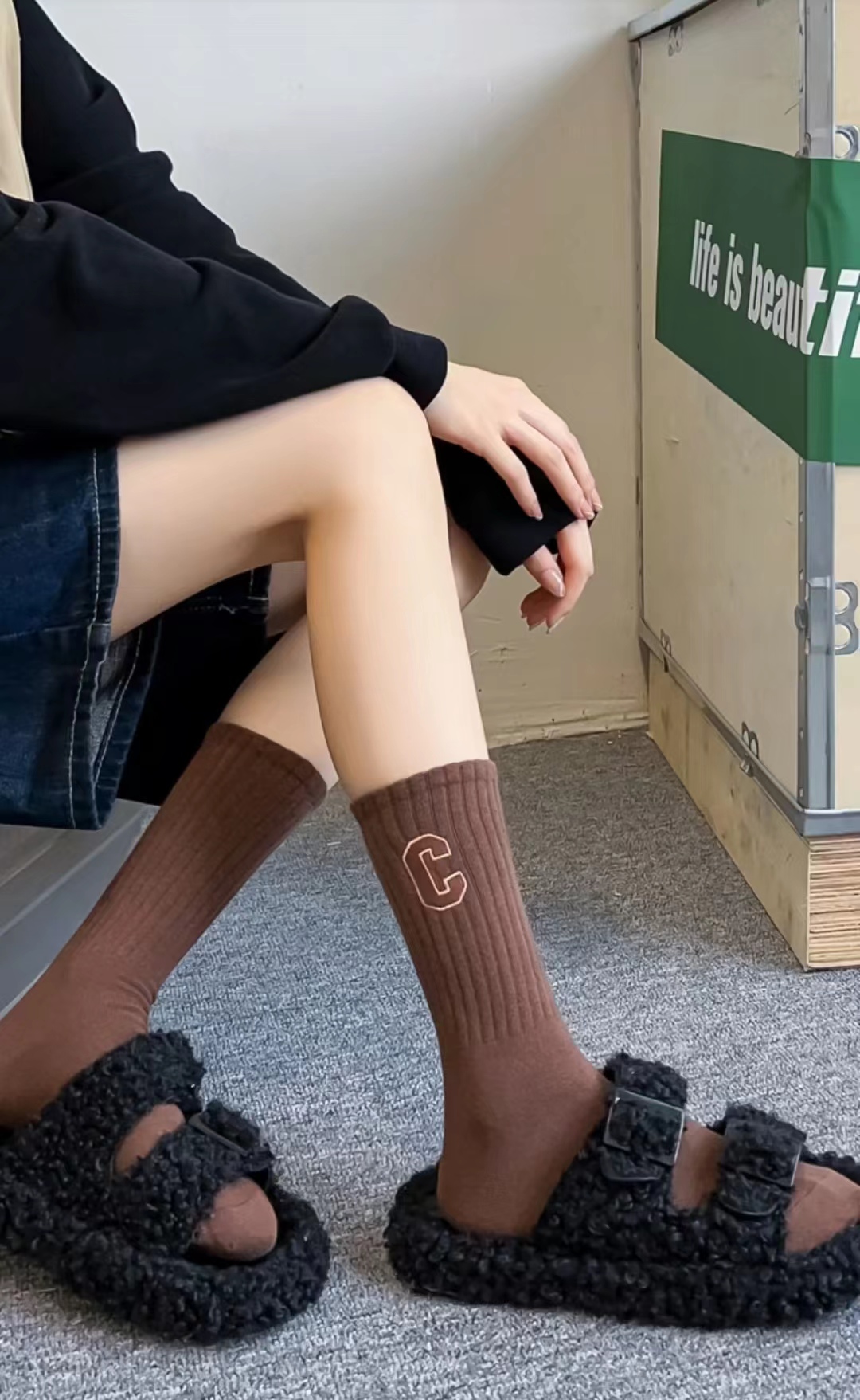 2.1到手【四双运动潮袜】颜色随机发 包邮 A