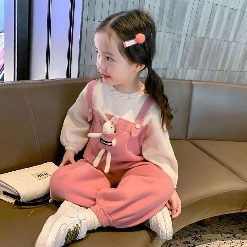 【直播间扣号链接】Q1女童洋气百搭印花卫衣女宝小童宝宝时髦