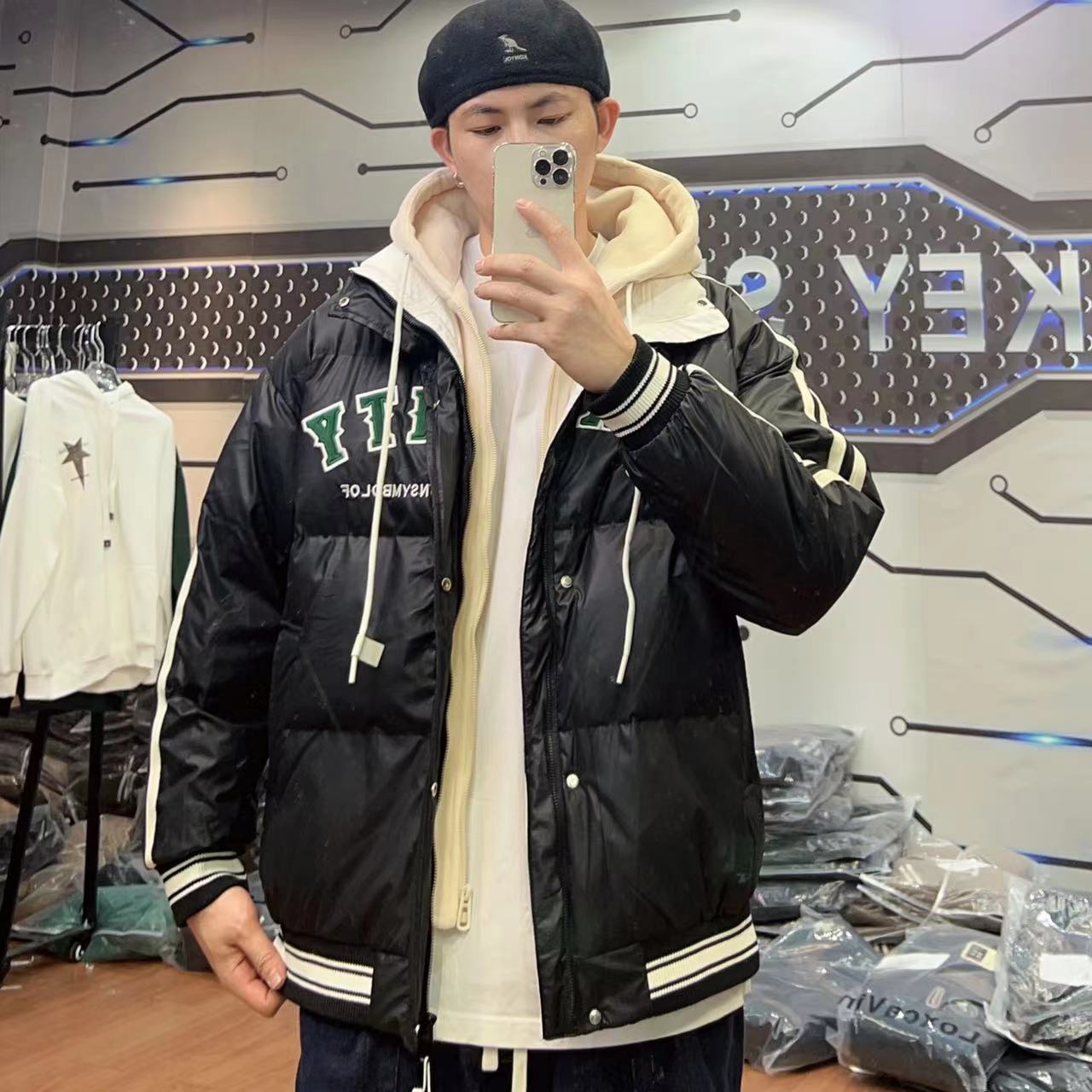 大占推荐 23099  潮牌休闲时尚羽羽服夹克外套