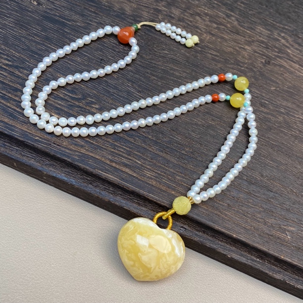 7.99克恶天然浓白蜜蜡爱心吊坠葫芦蜜蜡无事牌水滴平安扣五瓣花星