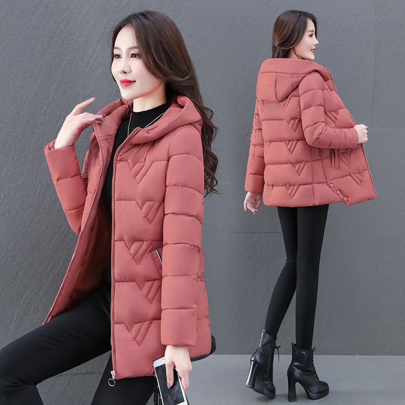 波司登羽绒服女加厚2022冬装新款中年妈妈衣连帽修身显瘦中