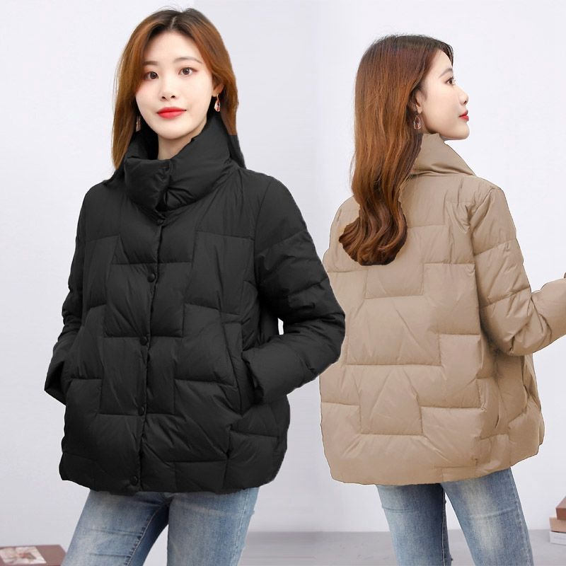波司登反季清仓轻薄羽绒服女新款2023短款白鸭绒100轻便面包小个