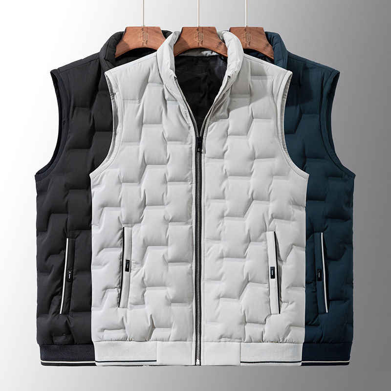 羽绒马甲男士韩版潮流保暖防风羽绒背心新款冬季轻薄羽绒马