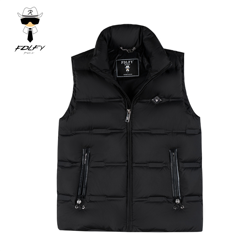 fdLfY男装正品羽绒马甲男士轻奢羽绒服欧货冬季2025新款
