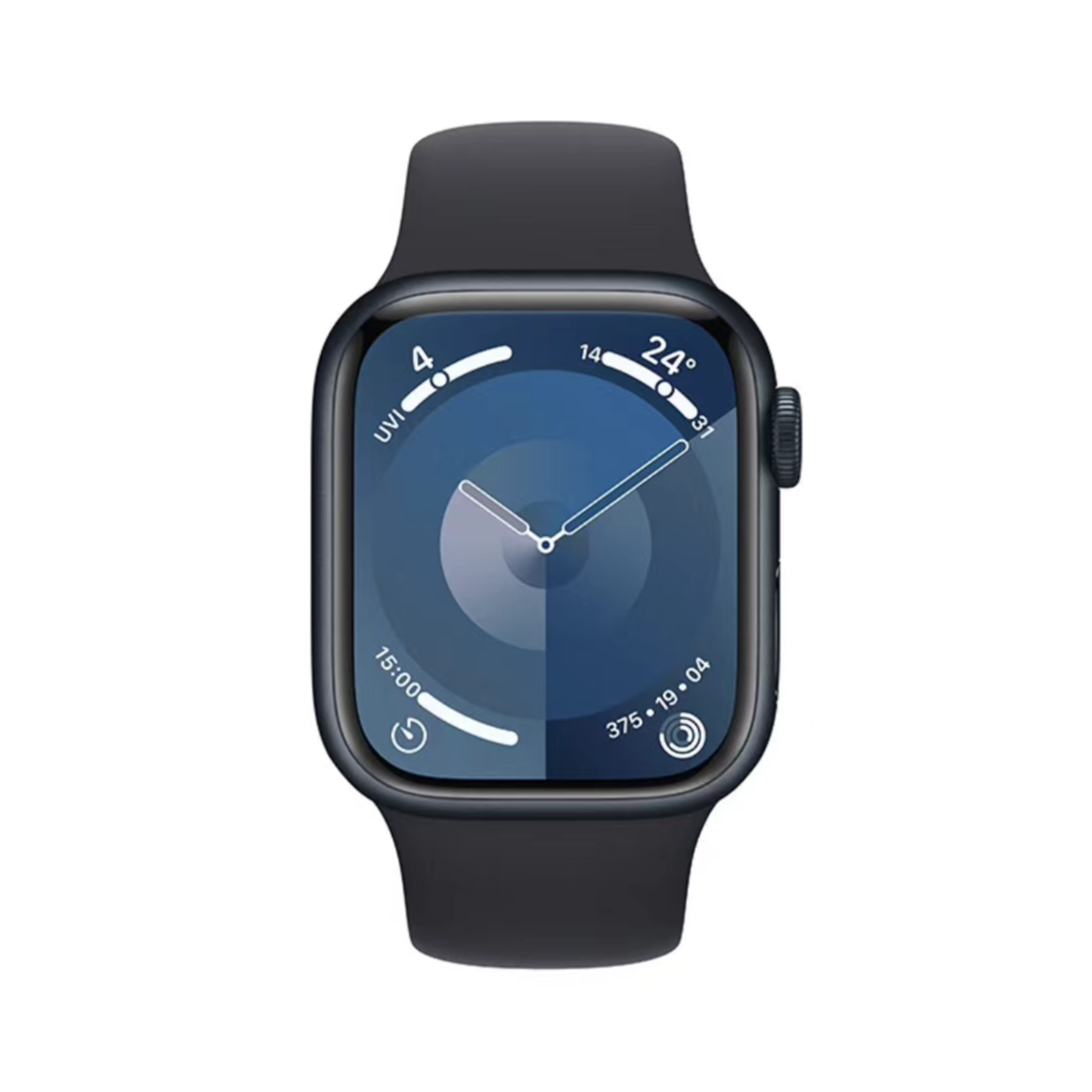 95新 Apple/苹果 Watch Series 9 智能手表GPS款45毫米午夜色手表