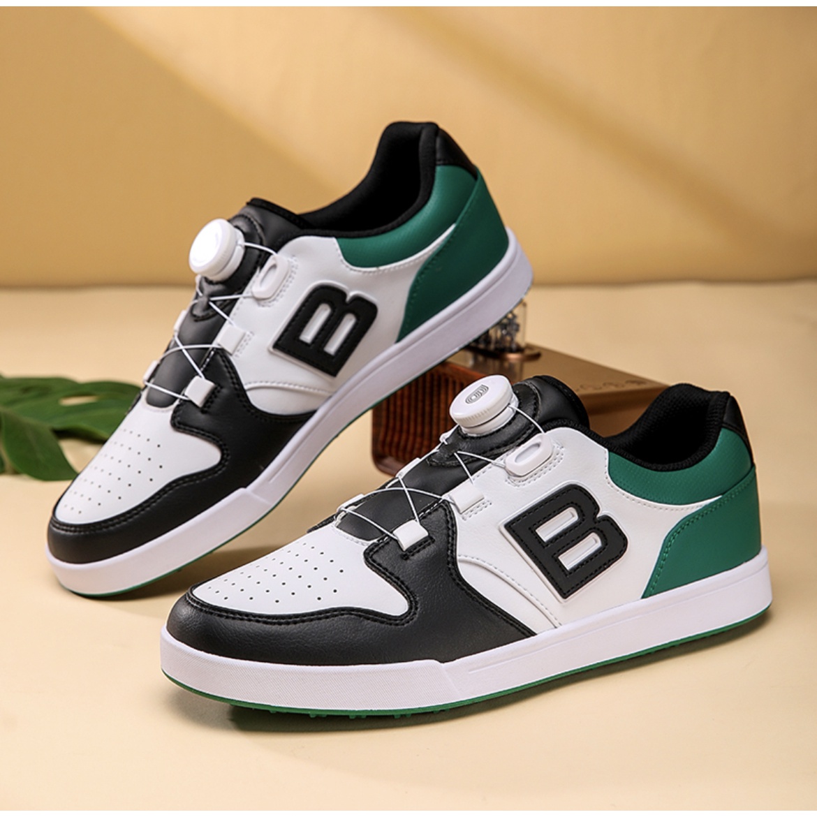 新款Birdie波蒂高尔夫球鞋 防水防滑男士板鞋