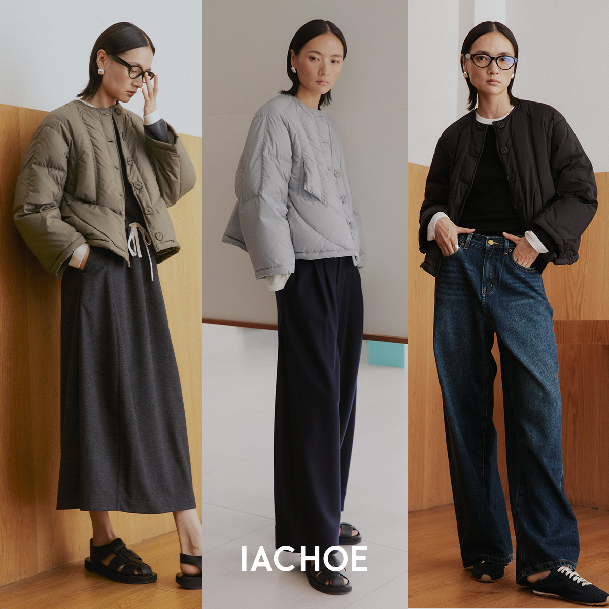 IACHOE【小南瓜】95白鹅绒保暖秋冬羽绒服3561515006短款鹅绒服趣
