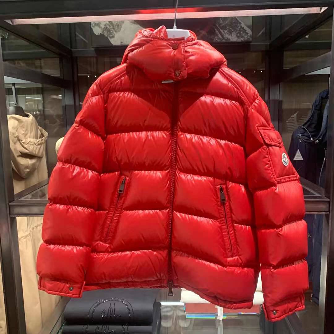 未使用 MONCLER 盟可睐蒙口/GG/女士保暖羽绒服maire 红色 