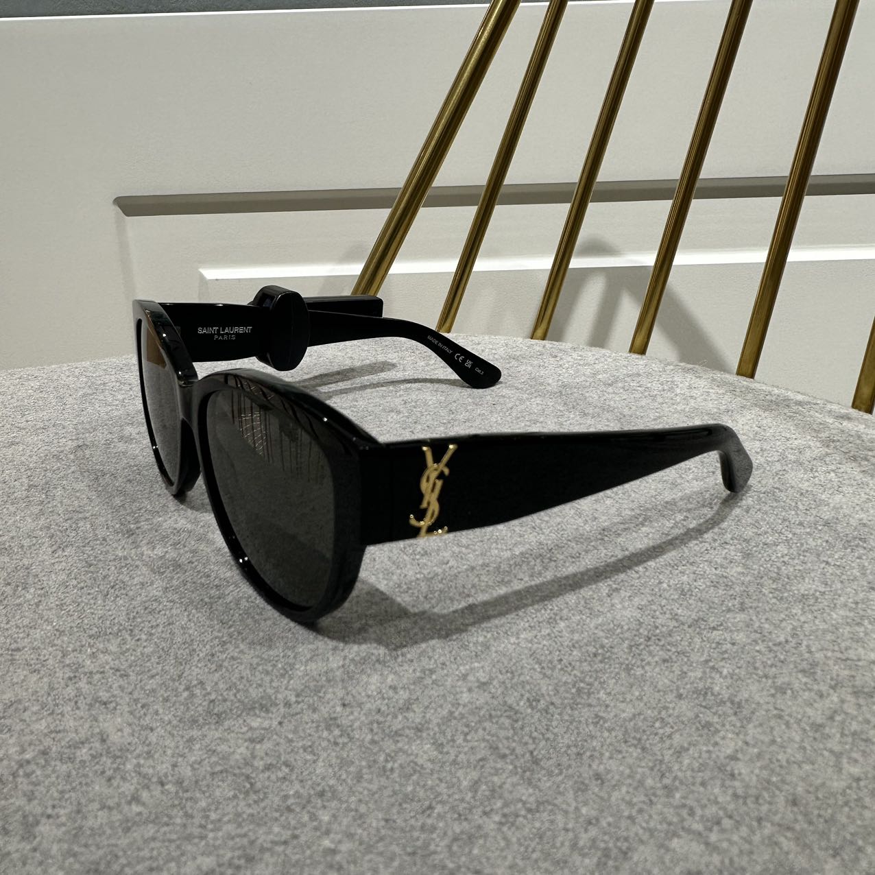 全新未使用 YSL/圣罗兰  /GG/新款金色logo偏光时尚太阳镜墨镜 M3