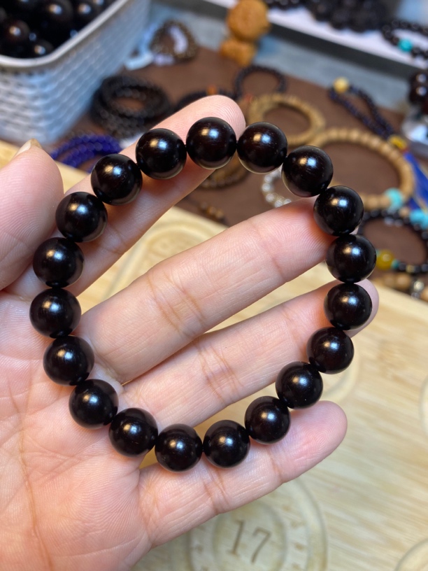 印度小叶紫檀1.0高油性单圈手串