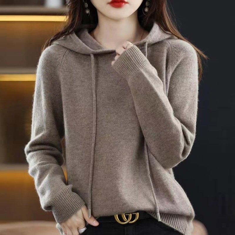 胖mm春秋大码卫衣女宽松200斤遮肚子显瘦上衣秋冬毛衣针织打底衫