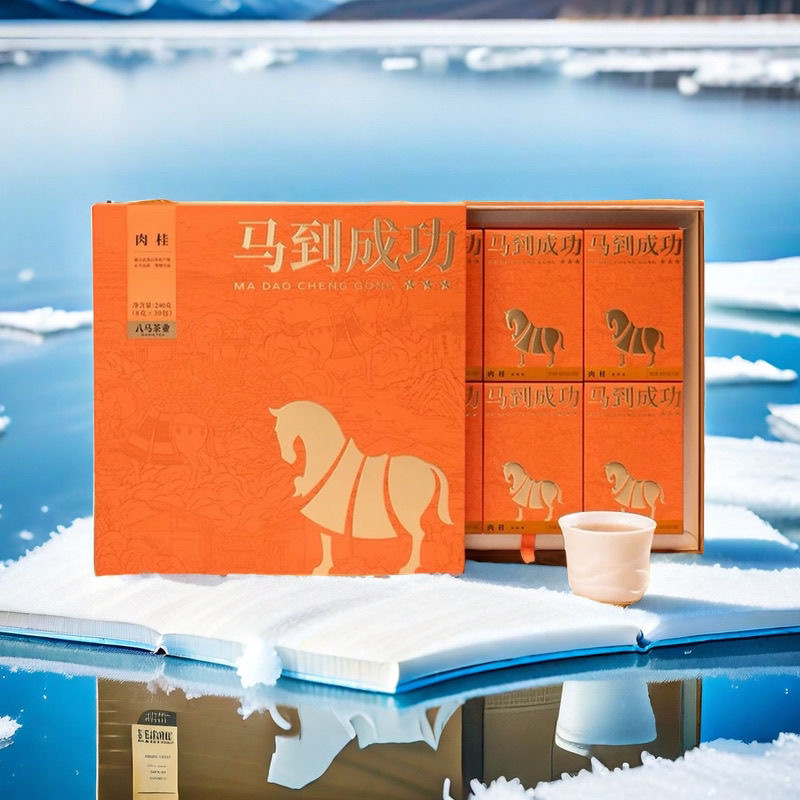 马到成功肉桂240克30泡福建武夷山茶叶岩茶肉桂礼盒装