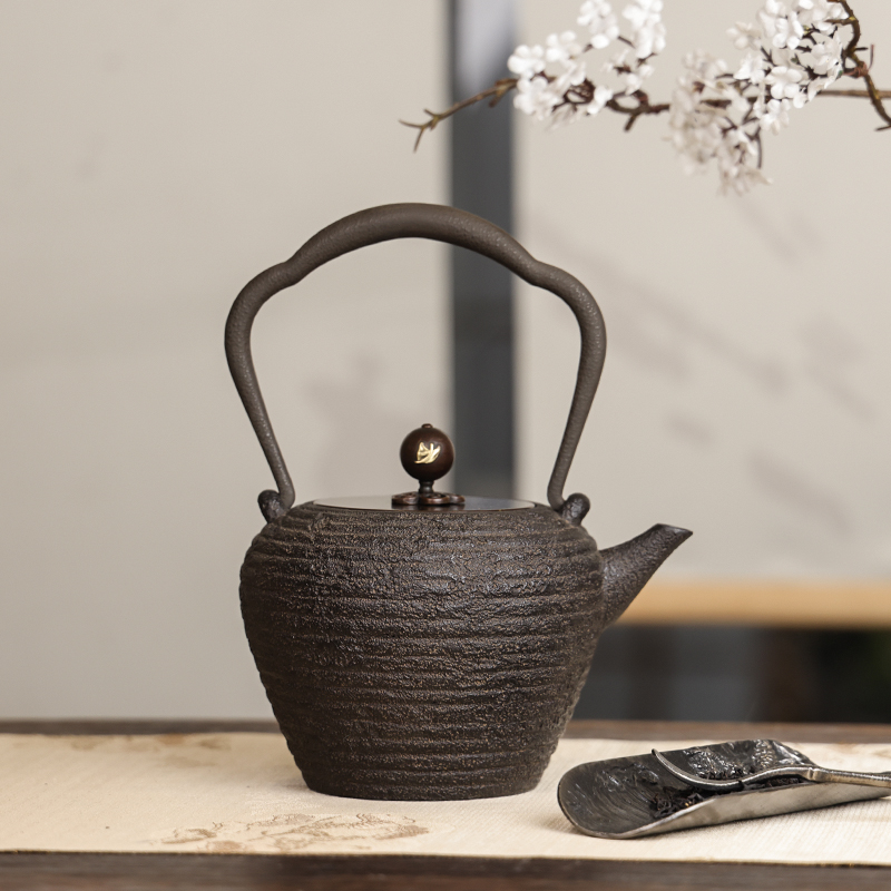 六隐斋 手工壶美人肩 家居铁壶煮水器