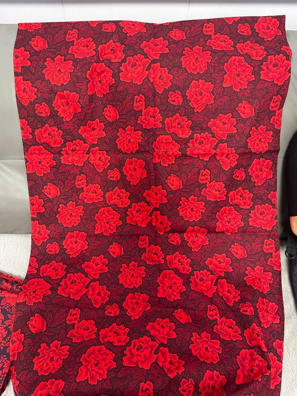 东北大花布纯棉老布