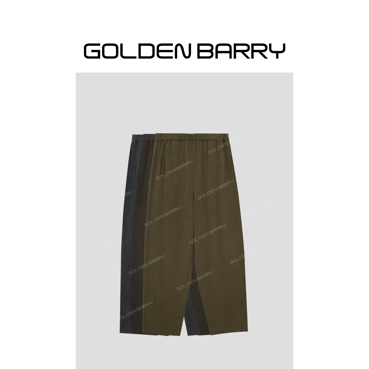 GOLDENBARRY|555085双面休闲镰刀裤