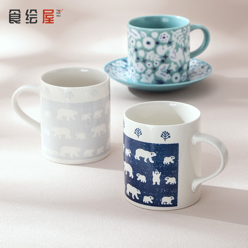 日本进口小动物马克杯