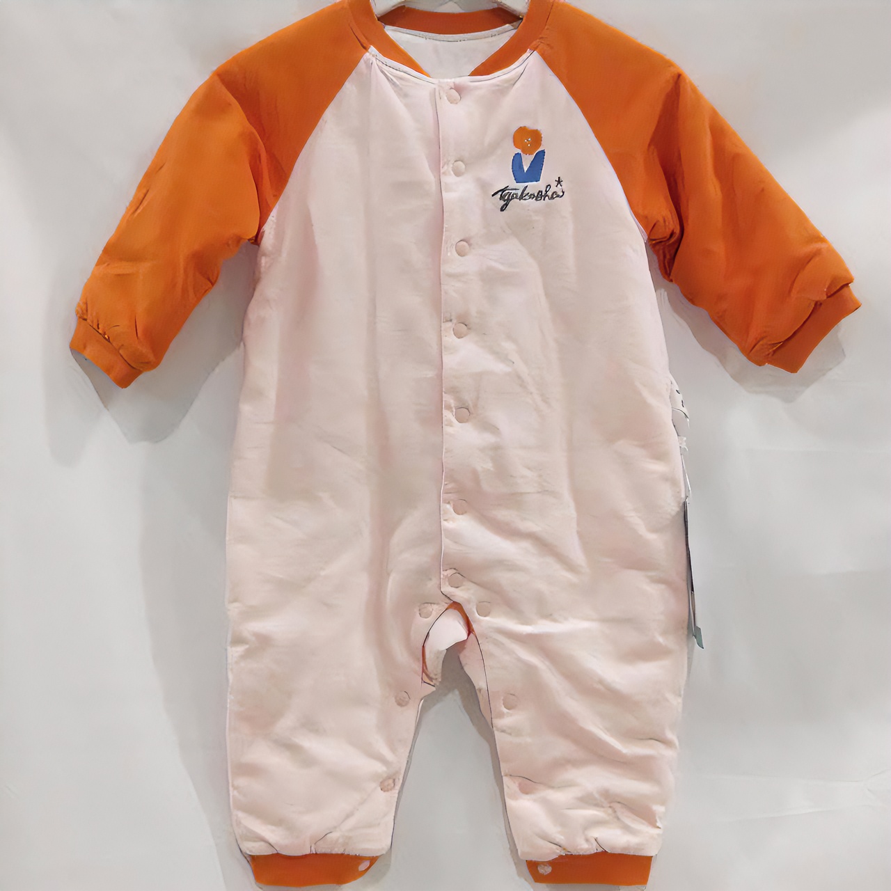 婴儿衣服四季款简约连体长袖哈衣初生宝宝和尚服