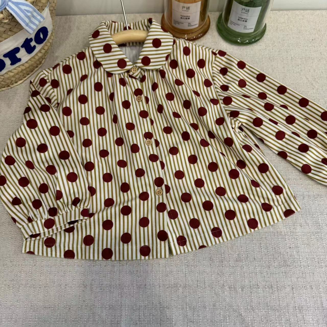 儿童QMG24C01215儿童梭织衬衫