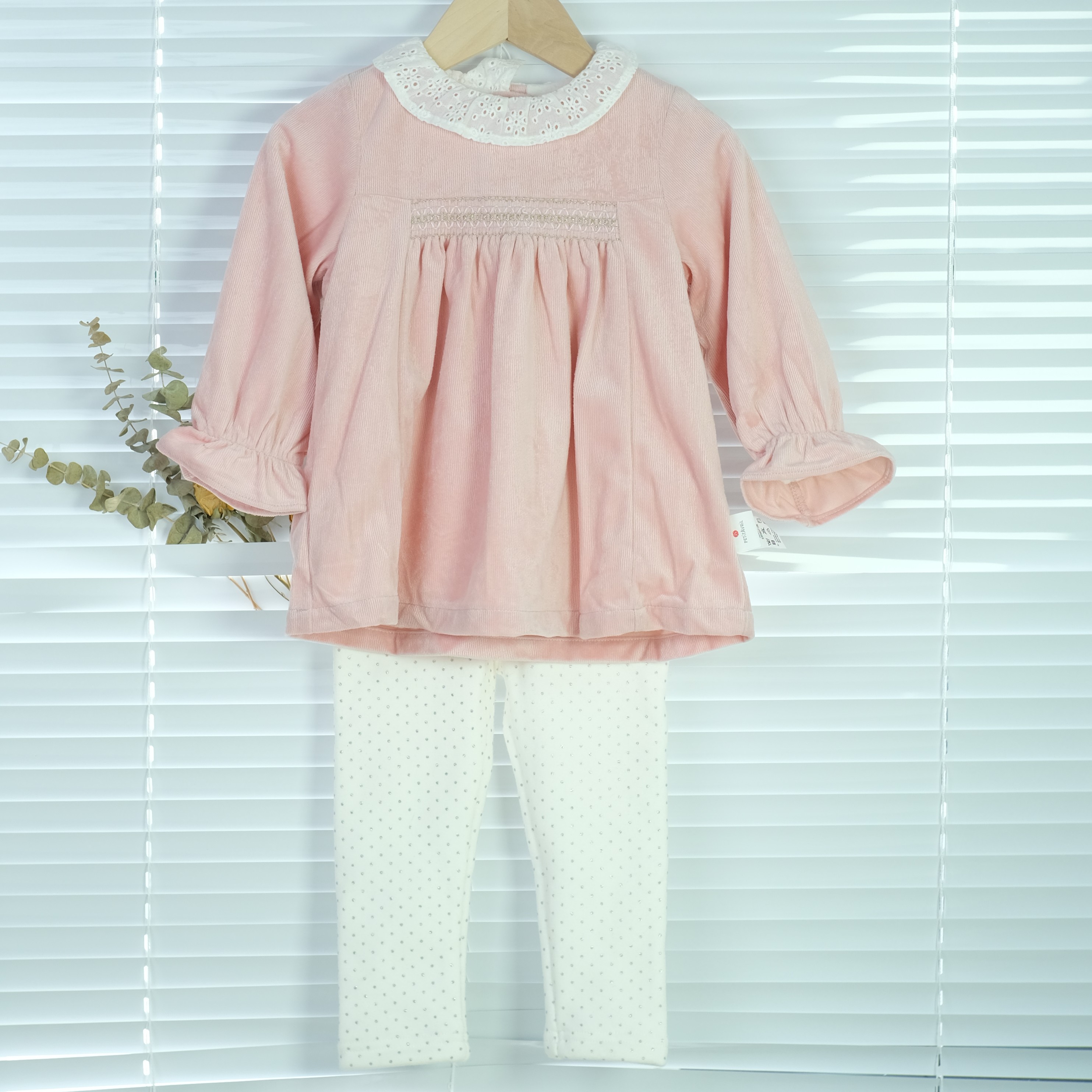 Petit Avril/贝甜儿童冬甜美粉色长袖套装035（小号专属）