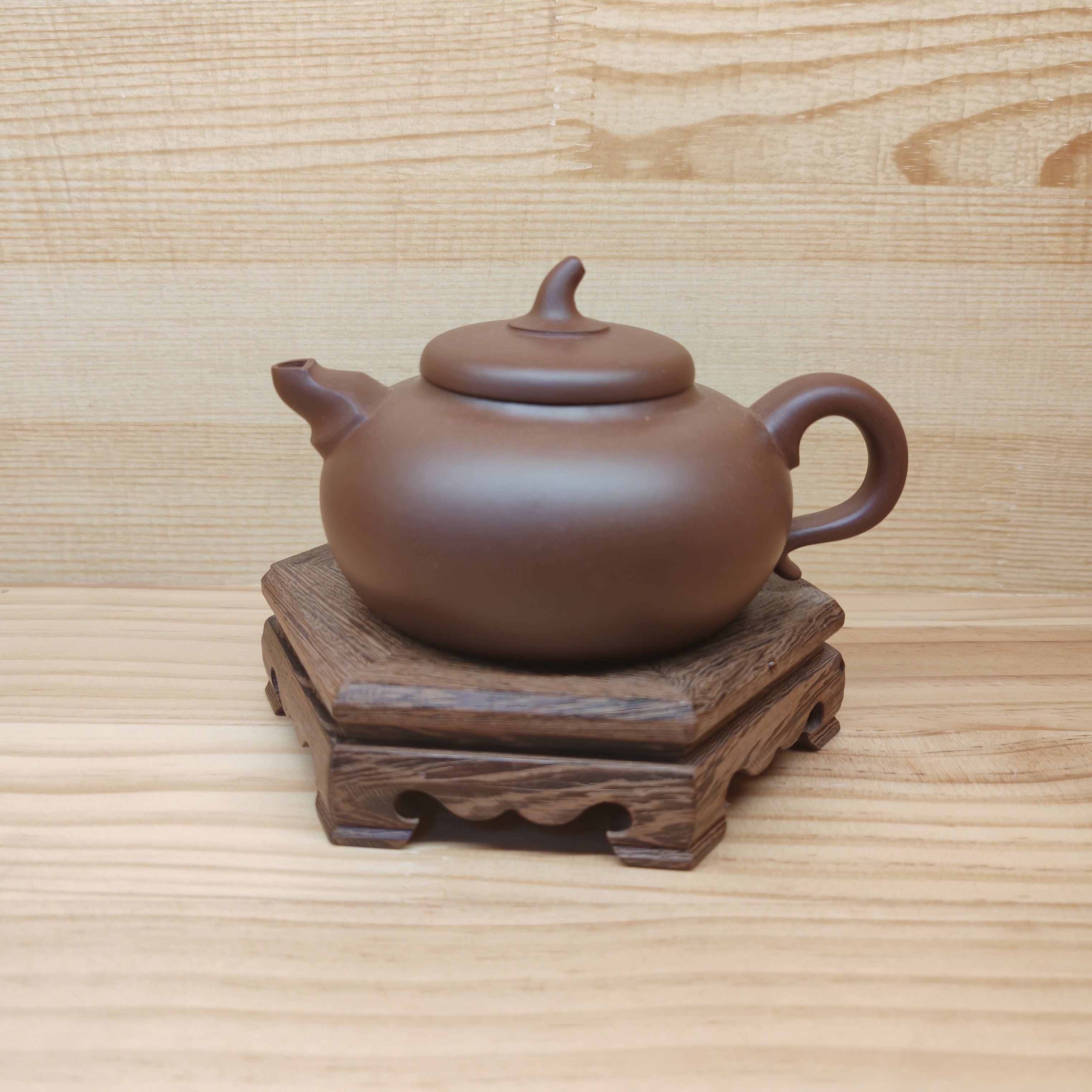 平定抟砂堂福禄（葫芦）壶200mL紫泥平定紫砂半手精工原矿精品紫砂