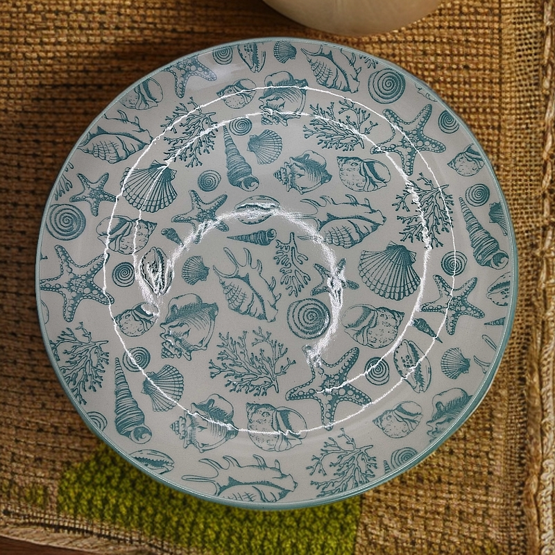 609微瑕品8寸海鲜小盘