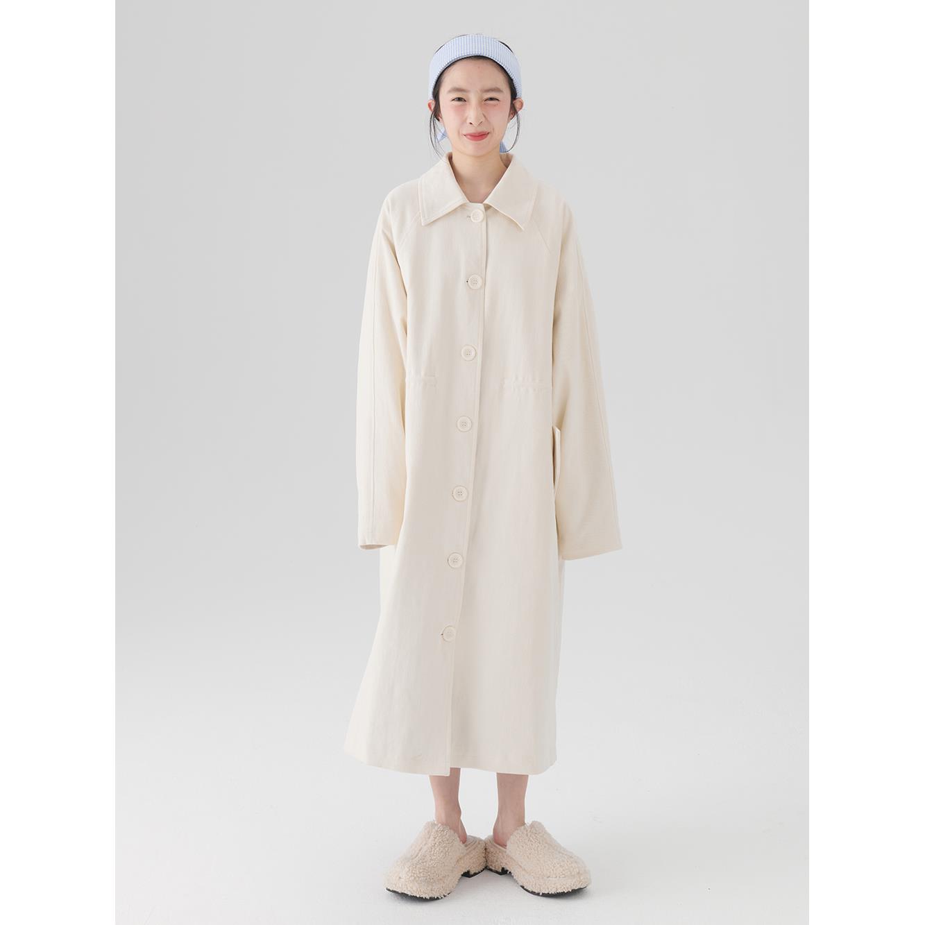 TWOI"纯粹"极简"高级"「超有质感!实物真的好美!」菱格压棉风衣