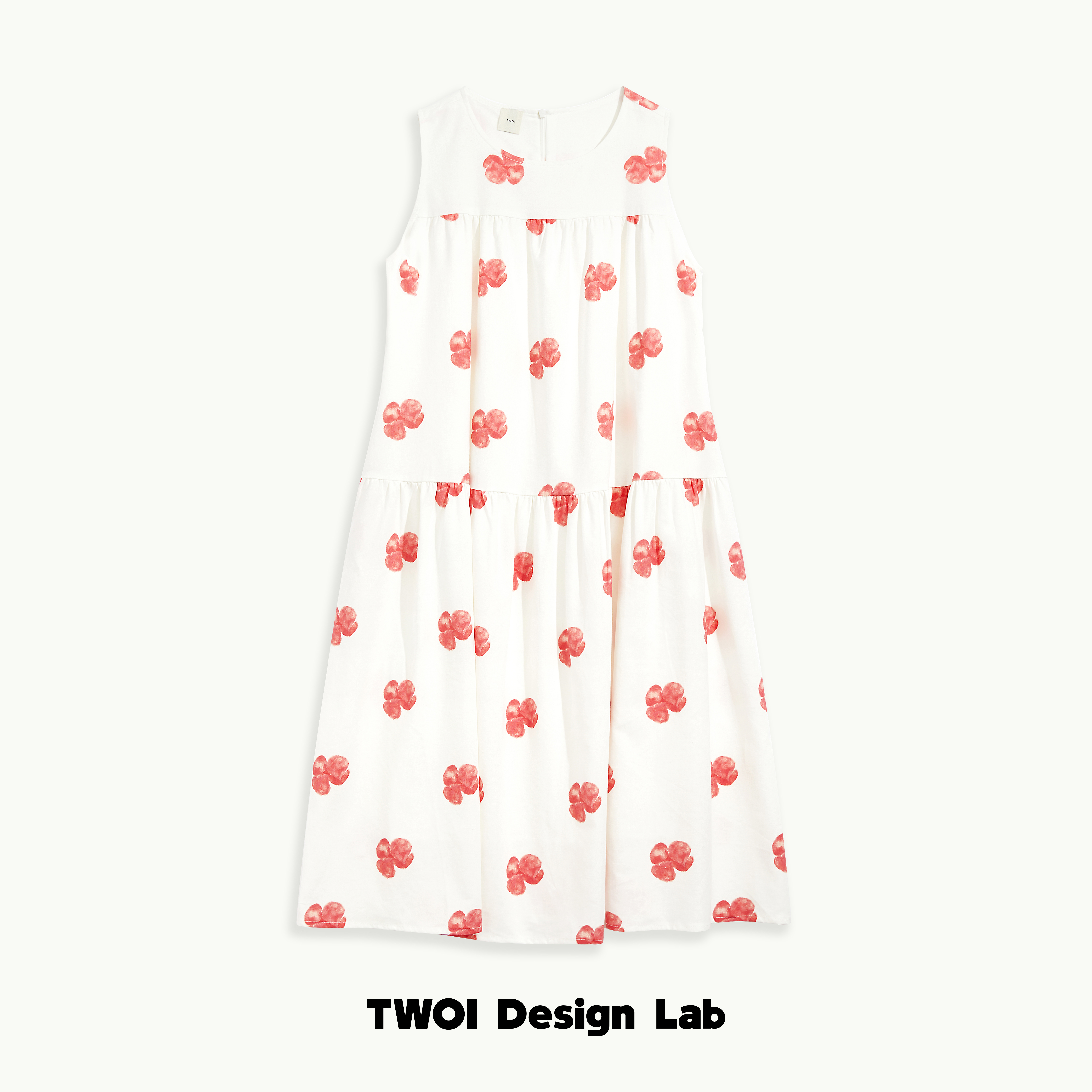 TWOI"点点海棠"「慵懒感蛋糕连衣裙」TWOI